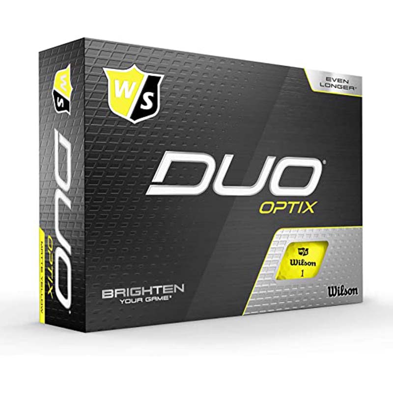 Wilson Duo Optix Golf Balls Yellow